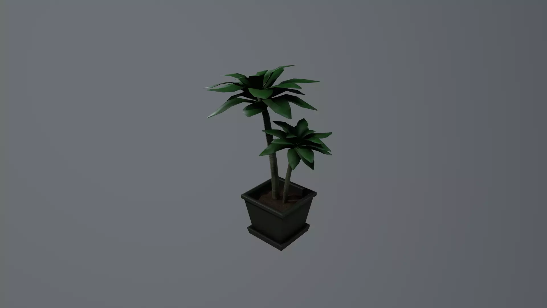 Pot Plant - Low Poly 3D Art Low-poly 3D model_3
