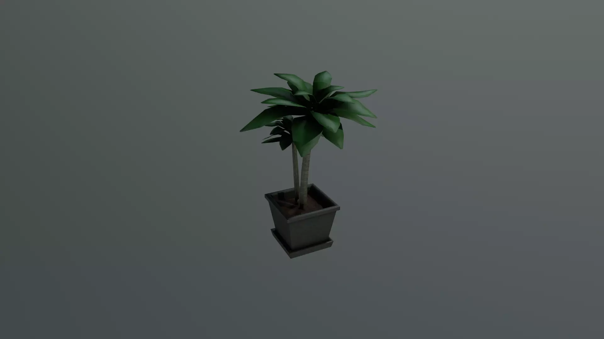 Pot Plant - Low Poly 3D Art Low-poly 3D model_1