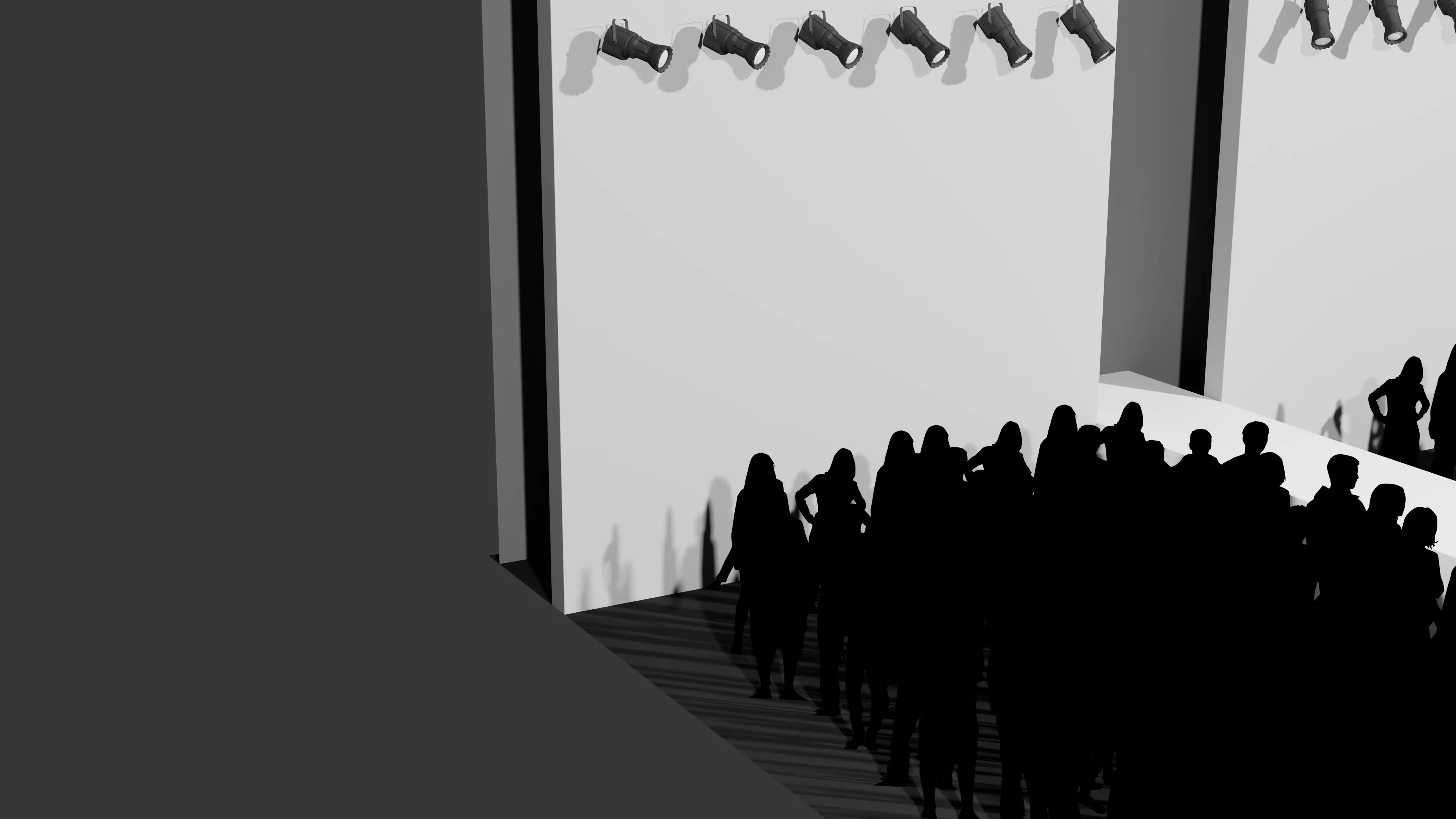 Midnight Elegance  Runway Couture 3D model_2