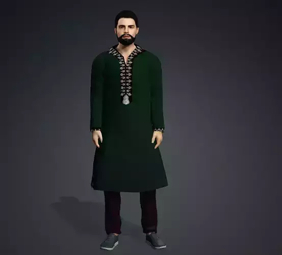 Hindi man and Texture