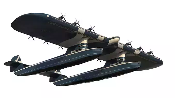 Transatlantic Flying Boat 3D model