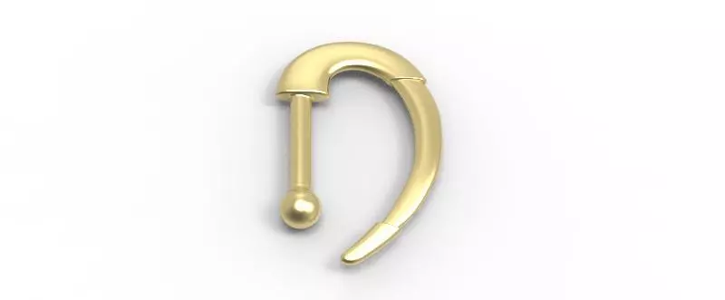 Hook-Style Bag Ornament Free 3D print model