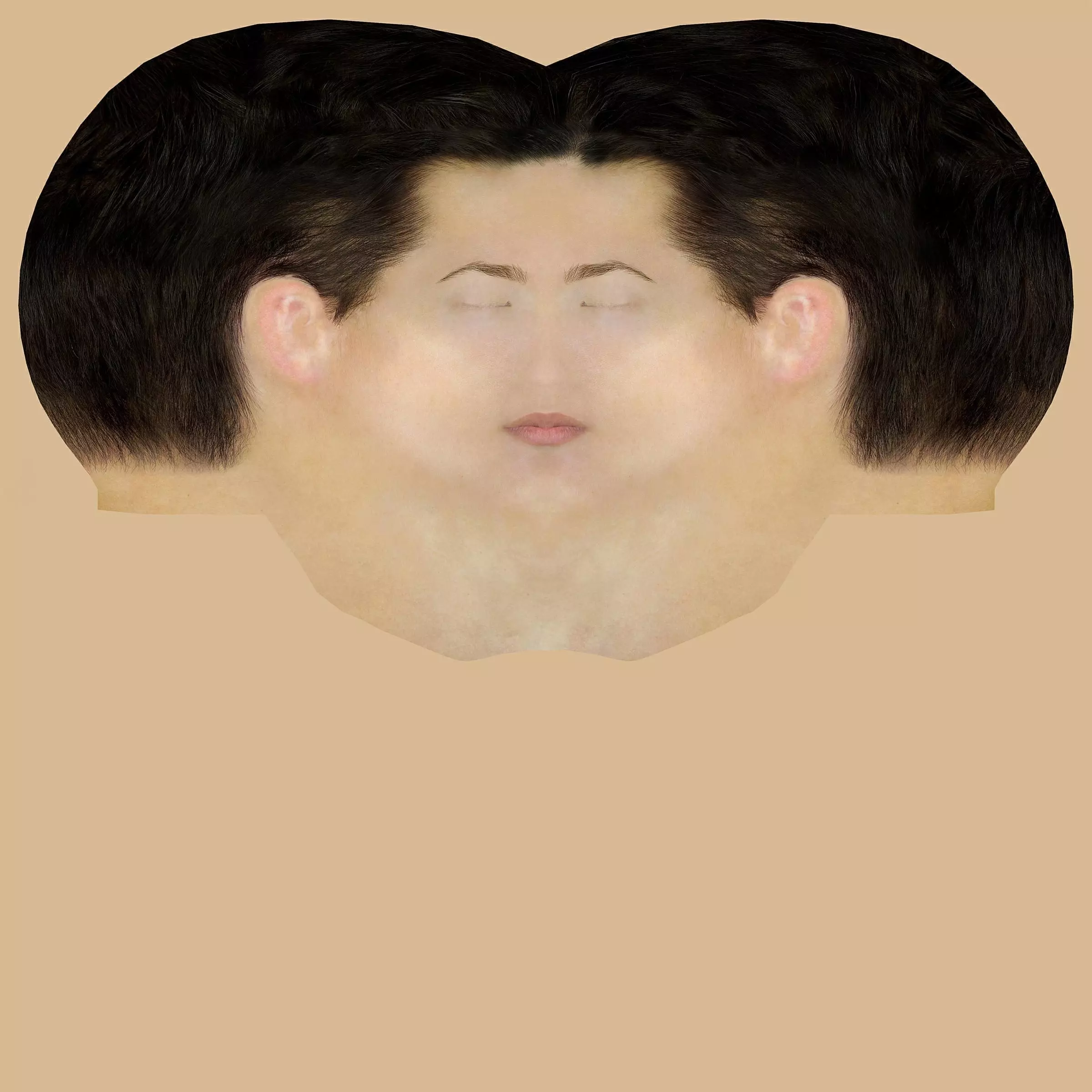 womens knitted dress 3d clothing rigged model  Low-poly 3D model_13