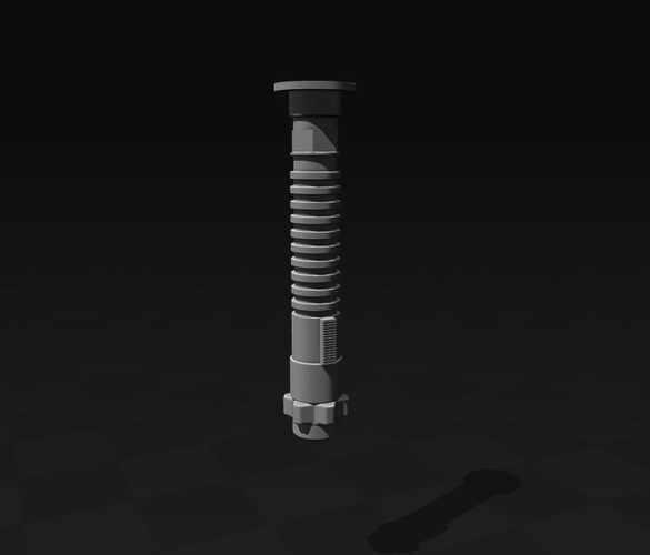 luke skywalker lightsaber Free 3D print model