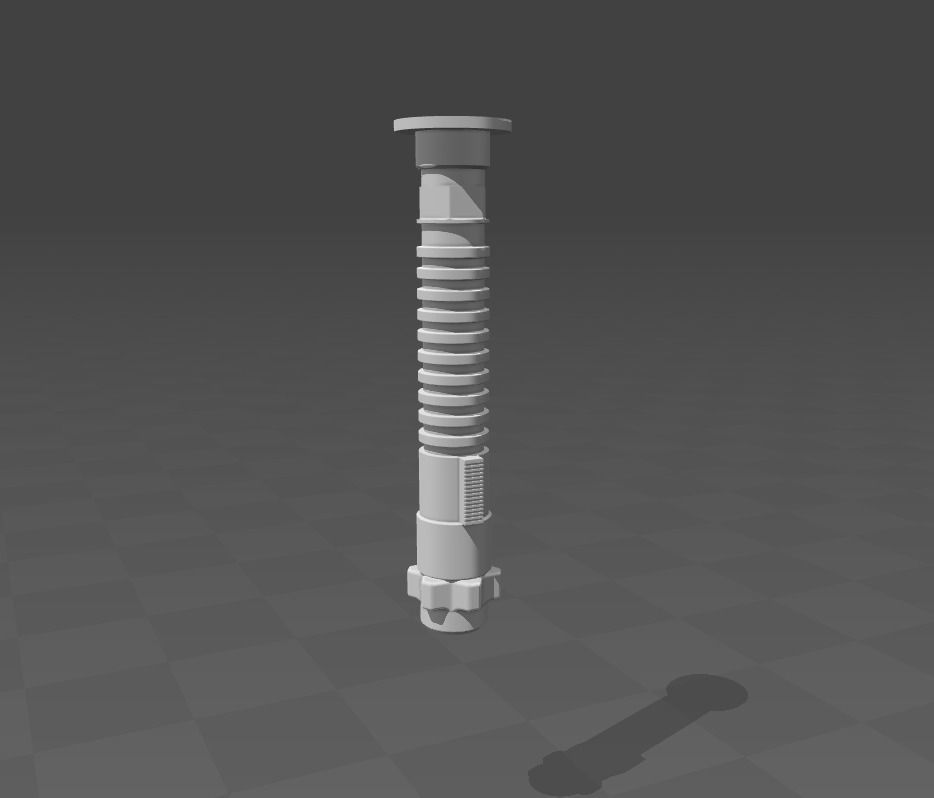 luke skywalker lightsaber Free 3D print model