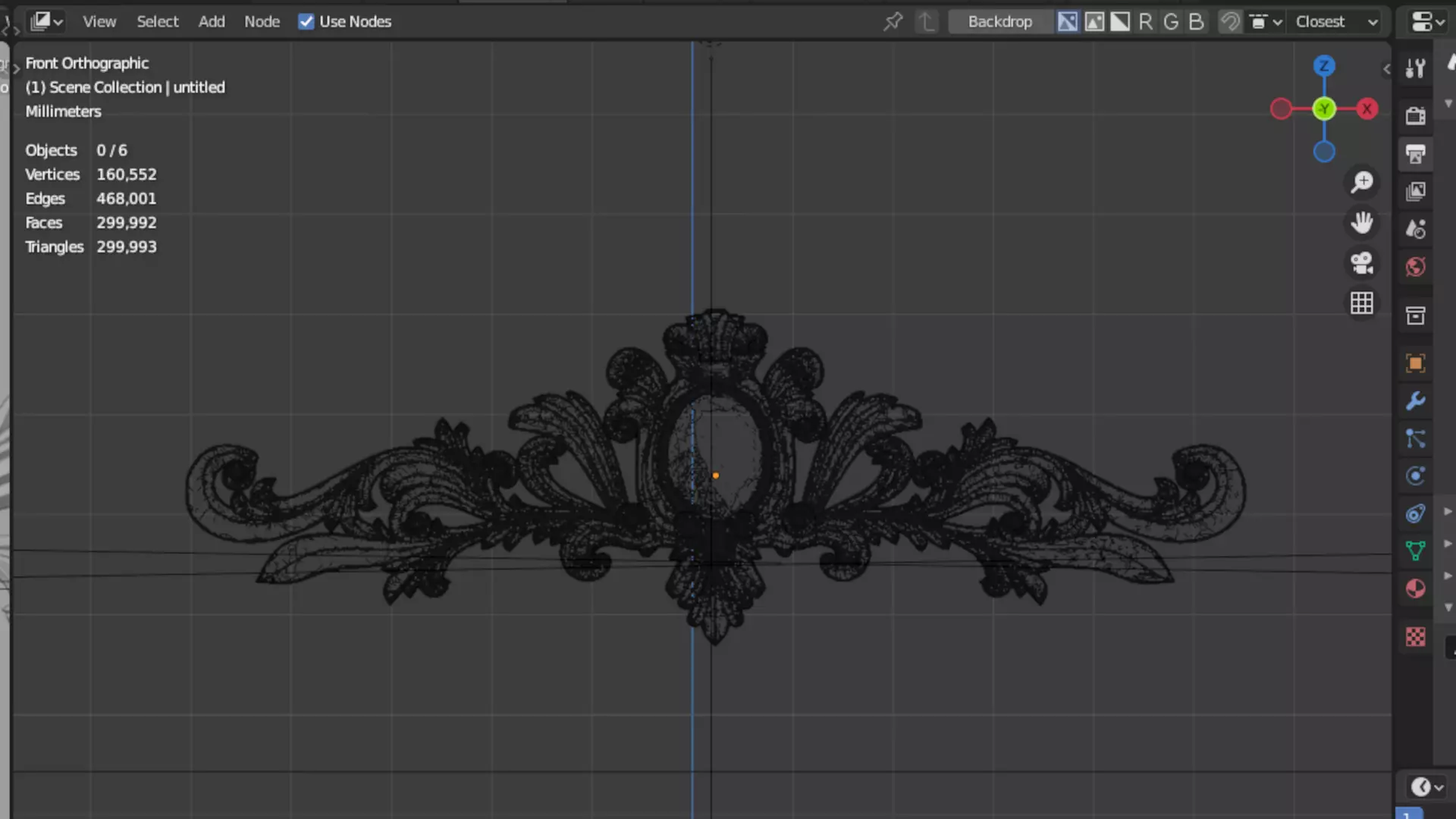carved classic decorative ornament cnc 3d printing stl 23 3D print model_5