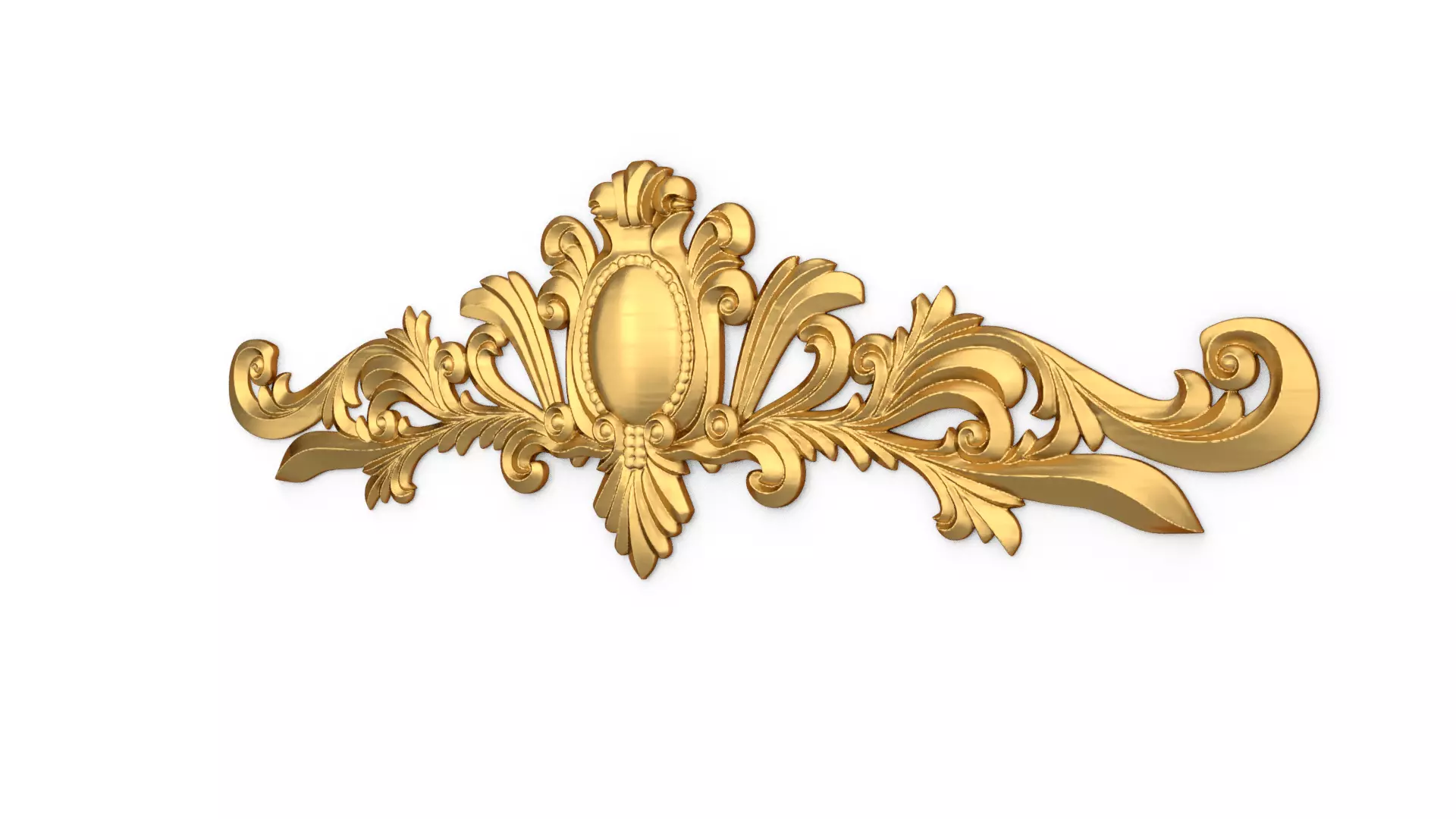 carved classic decorative ornament cnc 3d printing stl 23 3D print model_2