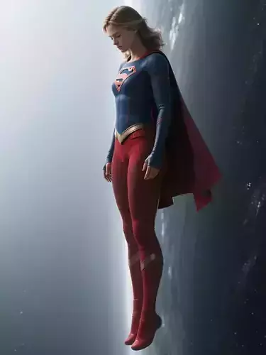 Super Girl 3d Animated Model