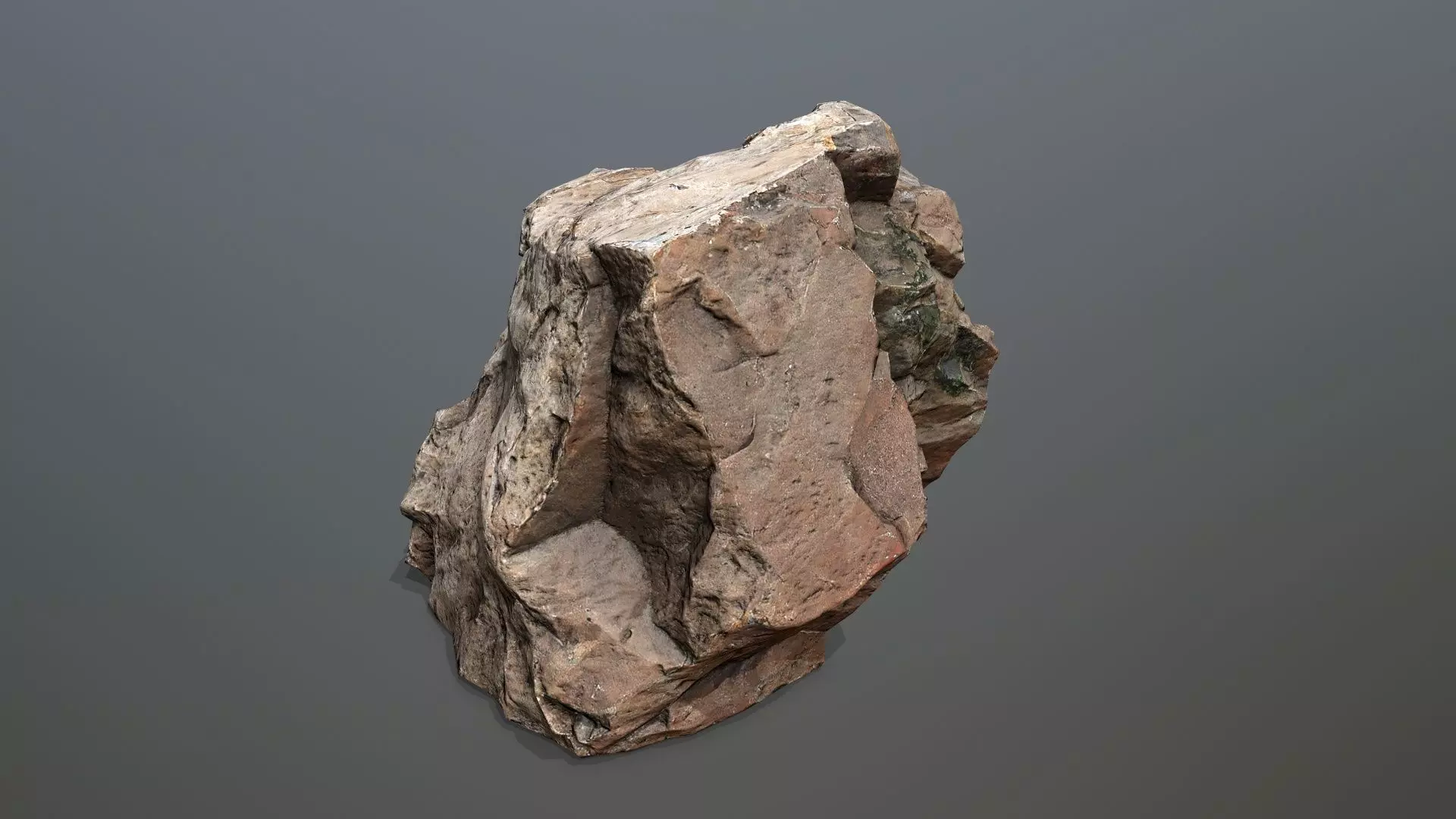 desert rocks  Low-poly 3D model_7