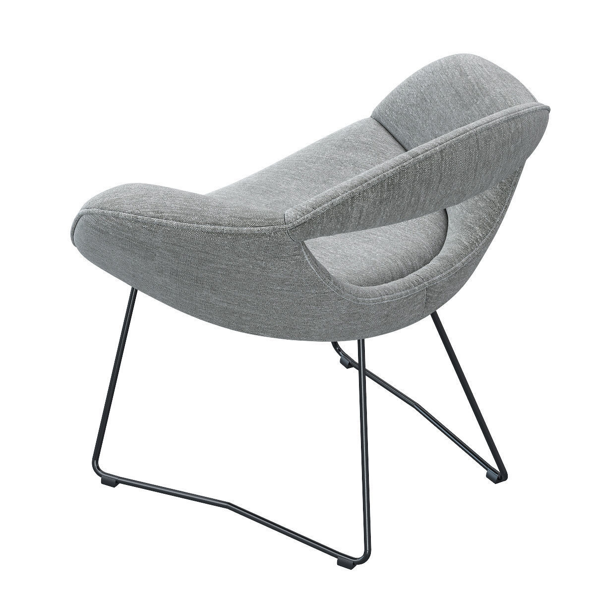 WALTER KNOLL RUMI CHAIR 3D model_9