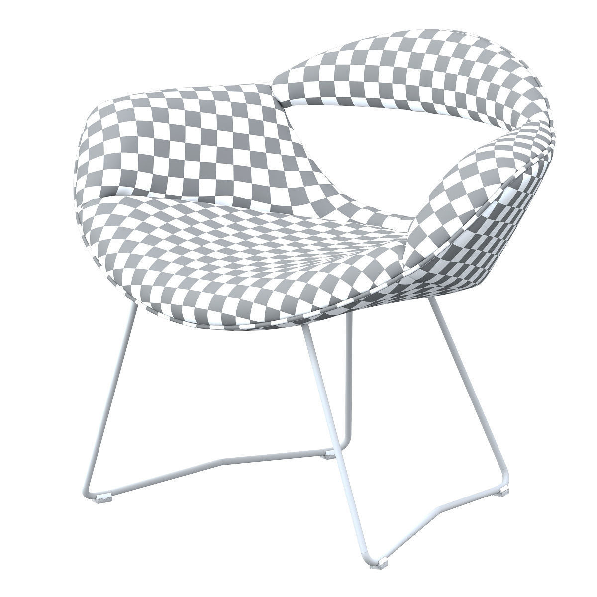 WALTER KNOLL RUMI CHAIR 3D model_14
