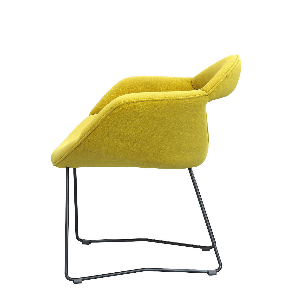 WALTER KNOLL RUMI CHAIR 3D model_4
