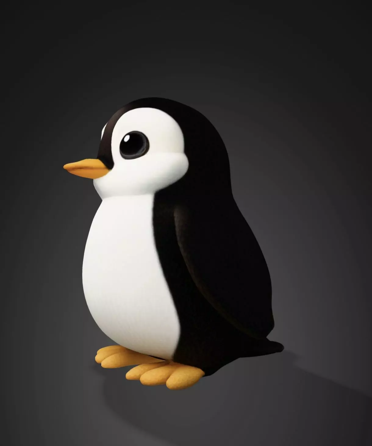 Fantasy penguin  3D model_0