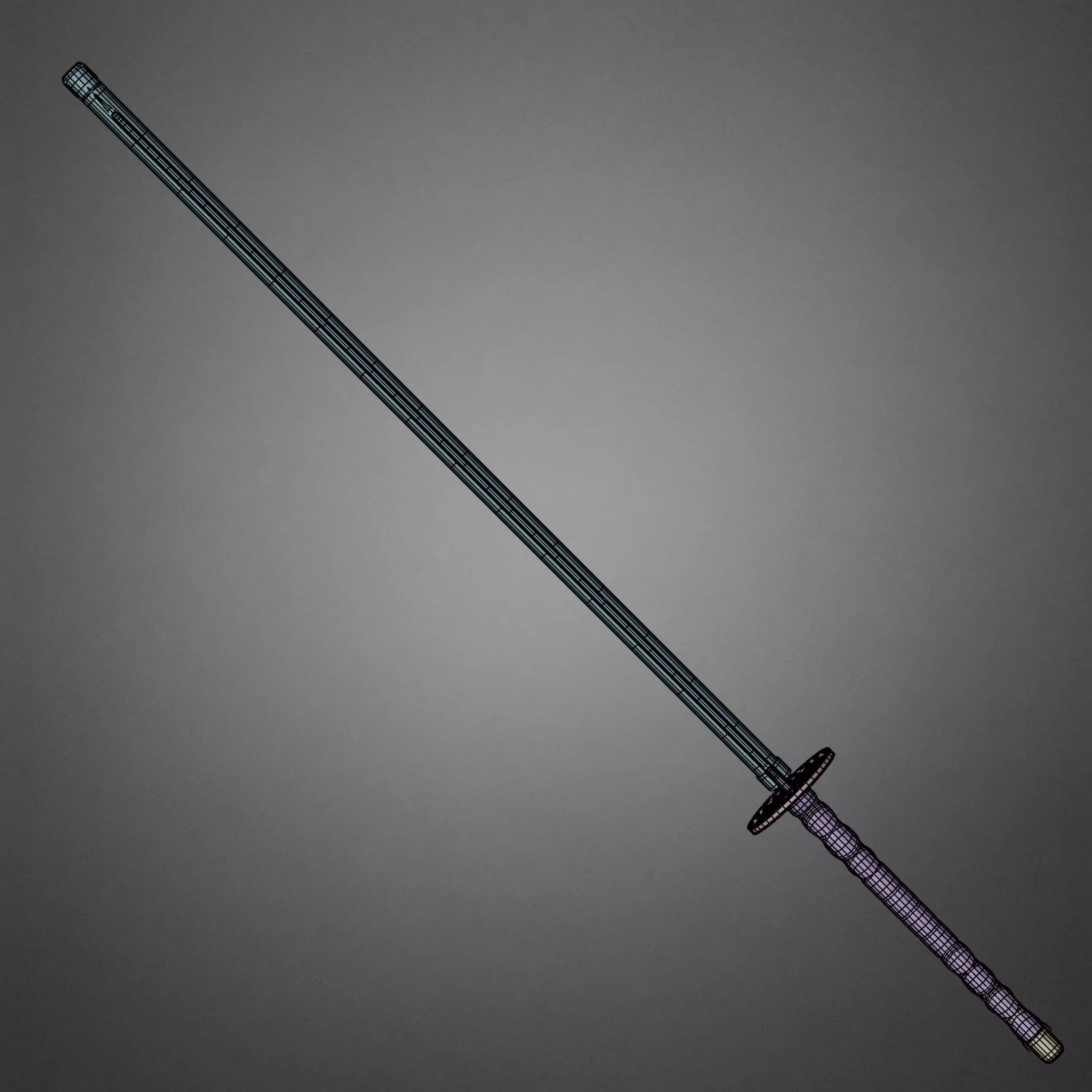 Demon Slayer Tanjiro Kamado Water Breathing Katana for Cosplay 3D print model_20