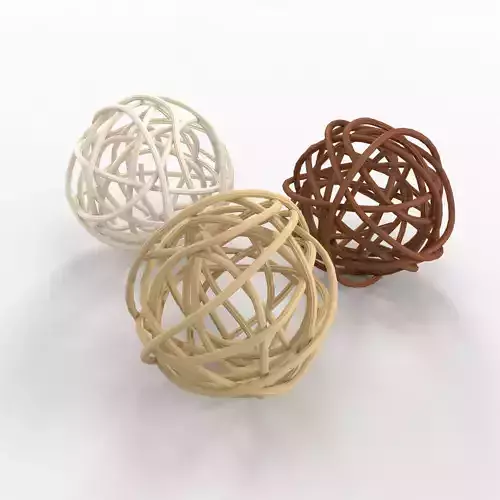 Rustic Decorative Clew Balls made of Twigs
