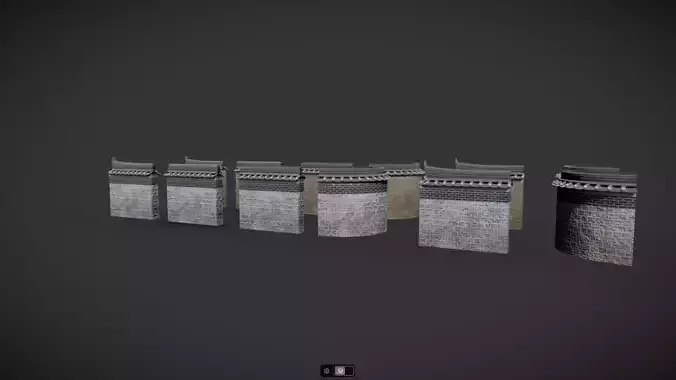 Korean Traditional Hanok Wall 02 - 2 more Texture sets