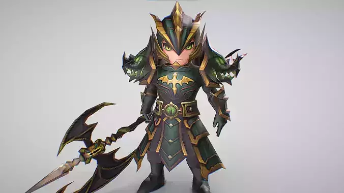 Dragon Knight - Wind Skin - Awakened - Summoners Wars