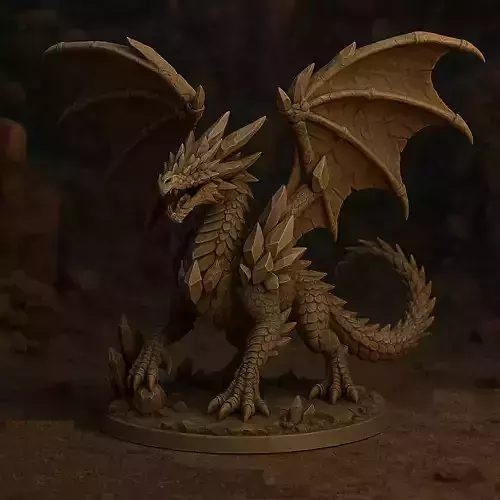 Earth Dragon 3D Printable Model