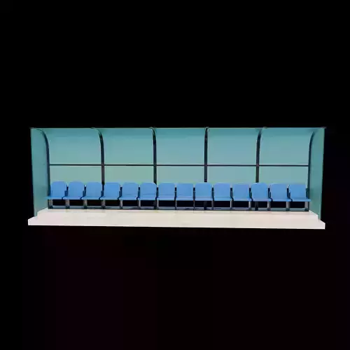 Soccer Bench  3D model
