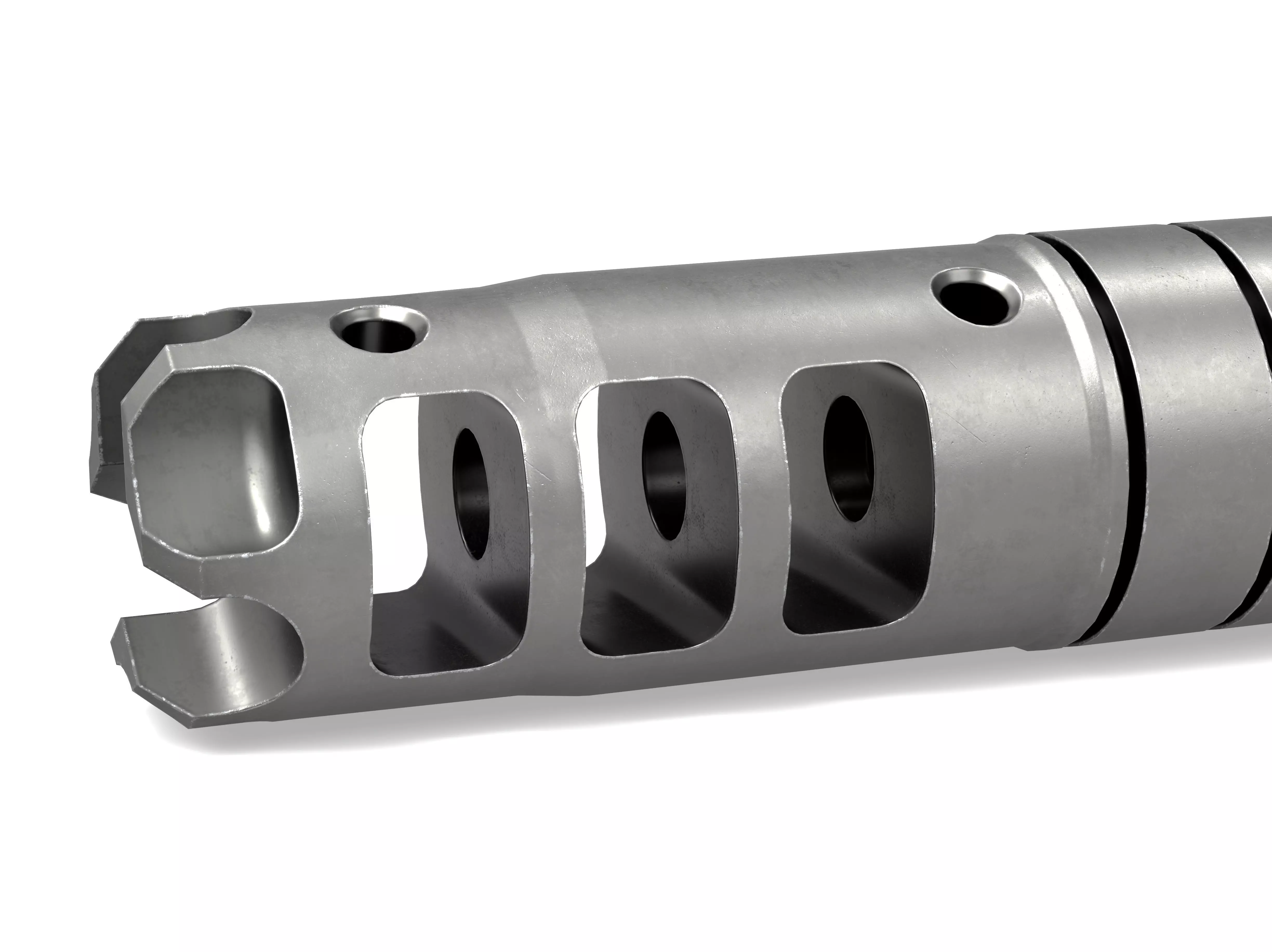 LANTAC Dragon Muzzle Brake Low-poly 3D model_4