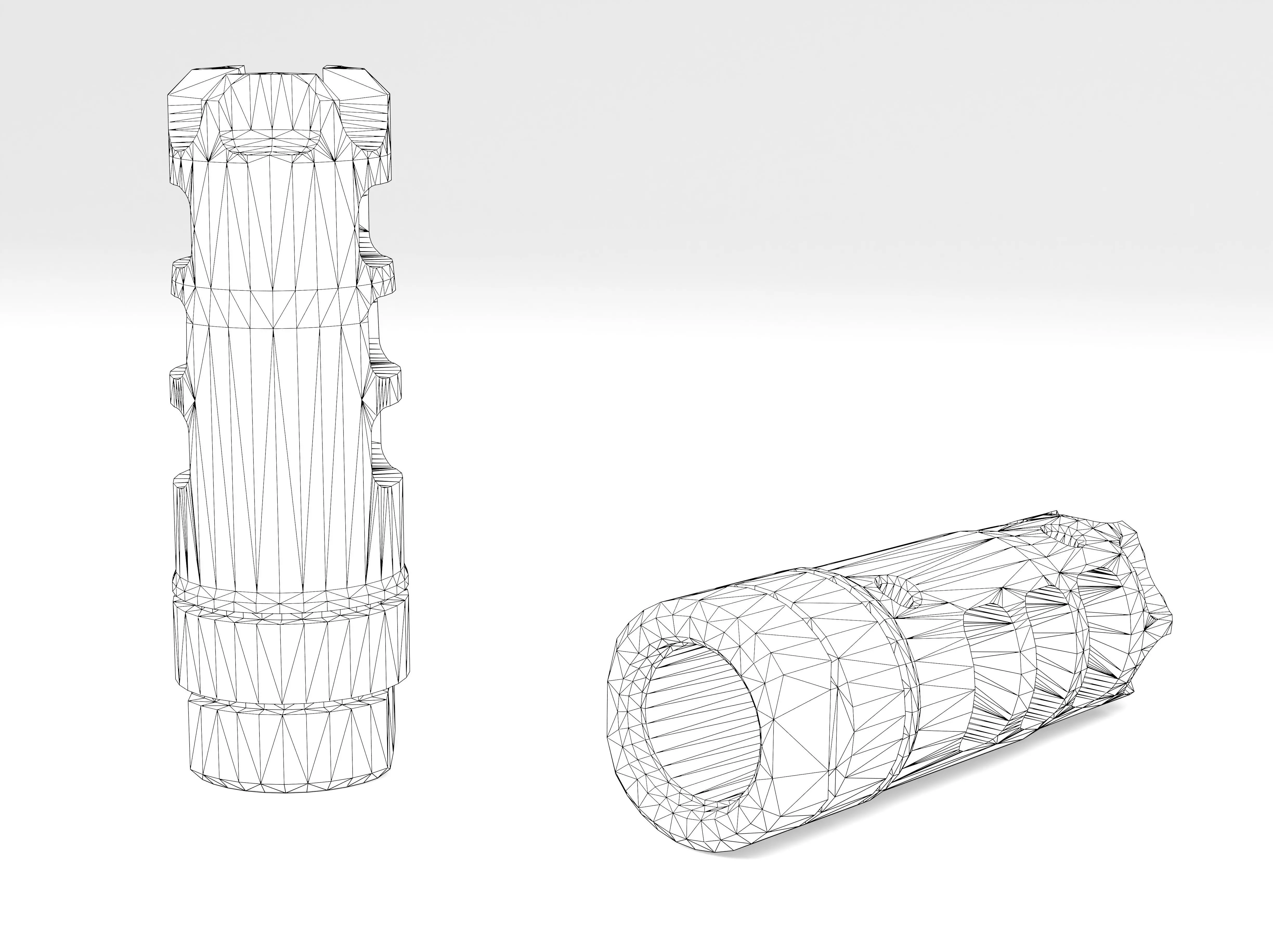 LANTAC Dragon Muzzle Brake Low-poly 3D model_8