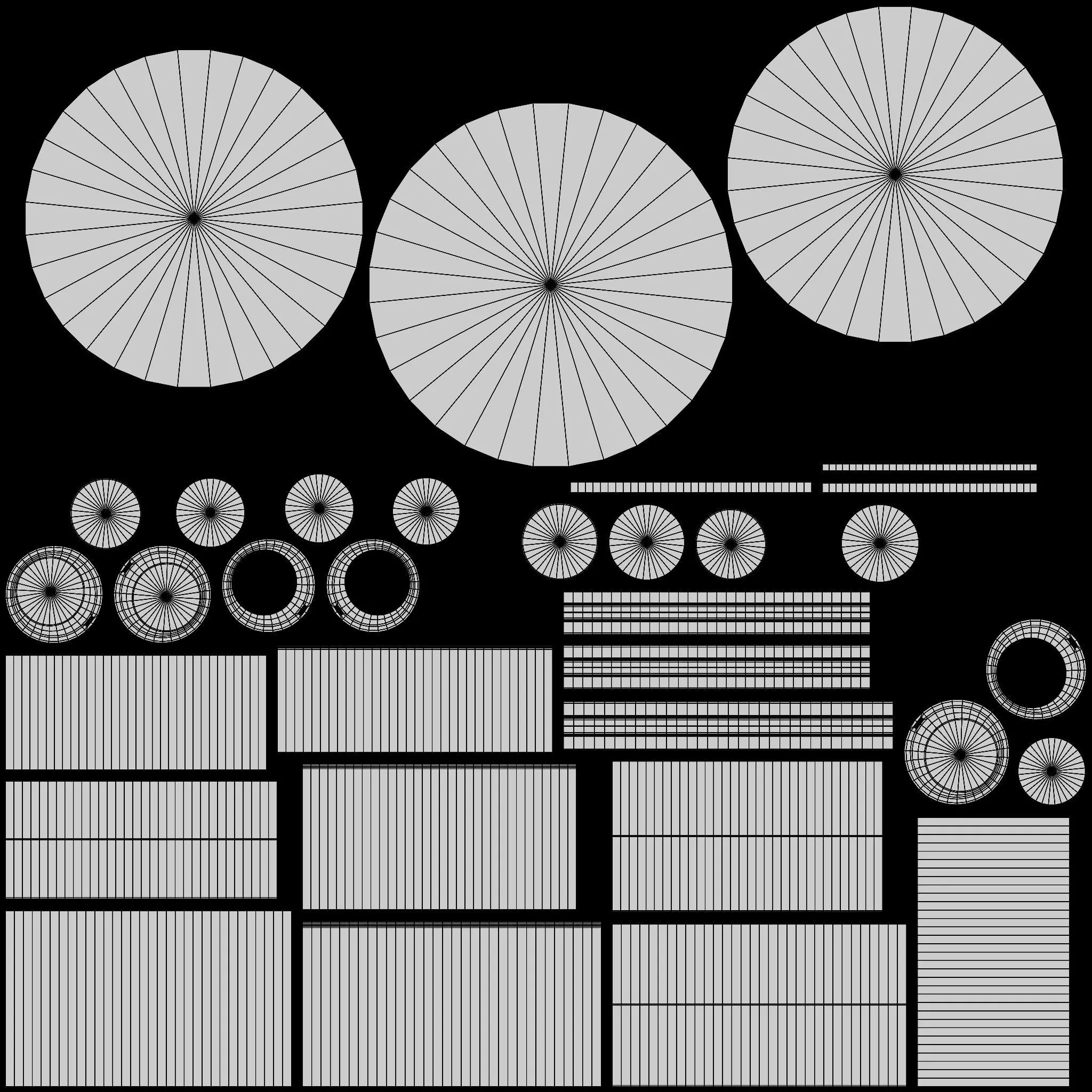 Lattes and Coffee Low-poly 3D model_10