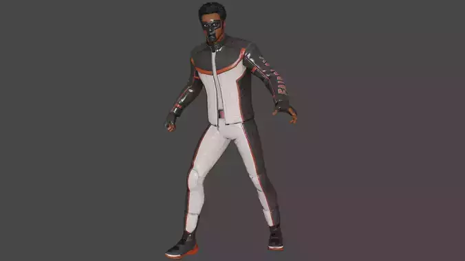 Mister Terrific Low-poly 3D model