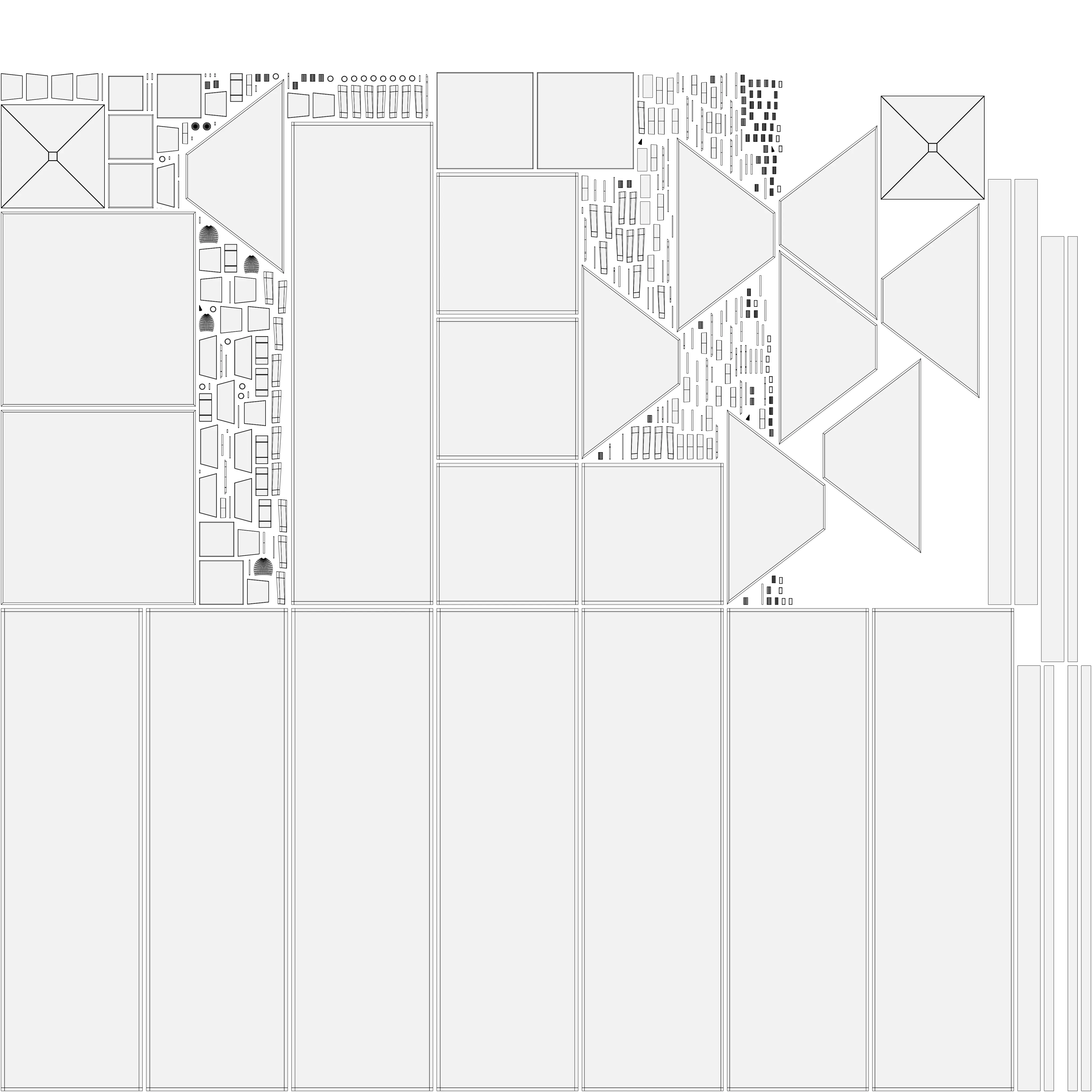 Wooden Farm Gate Low-poly 3D model_7