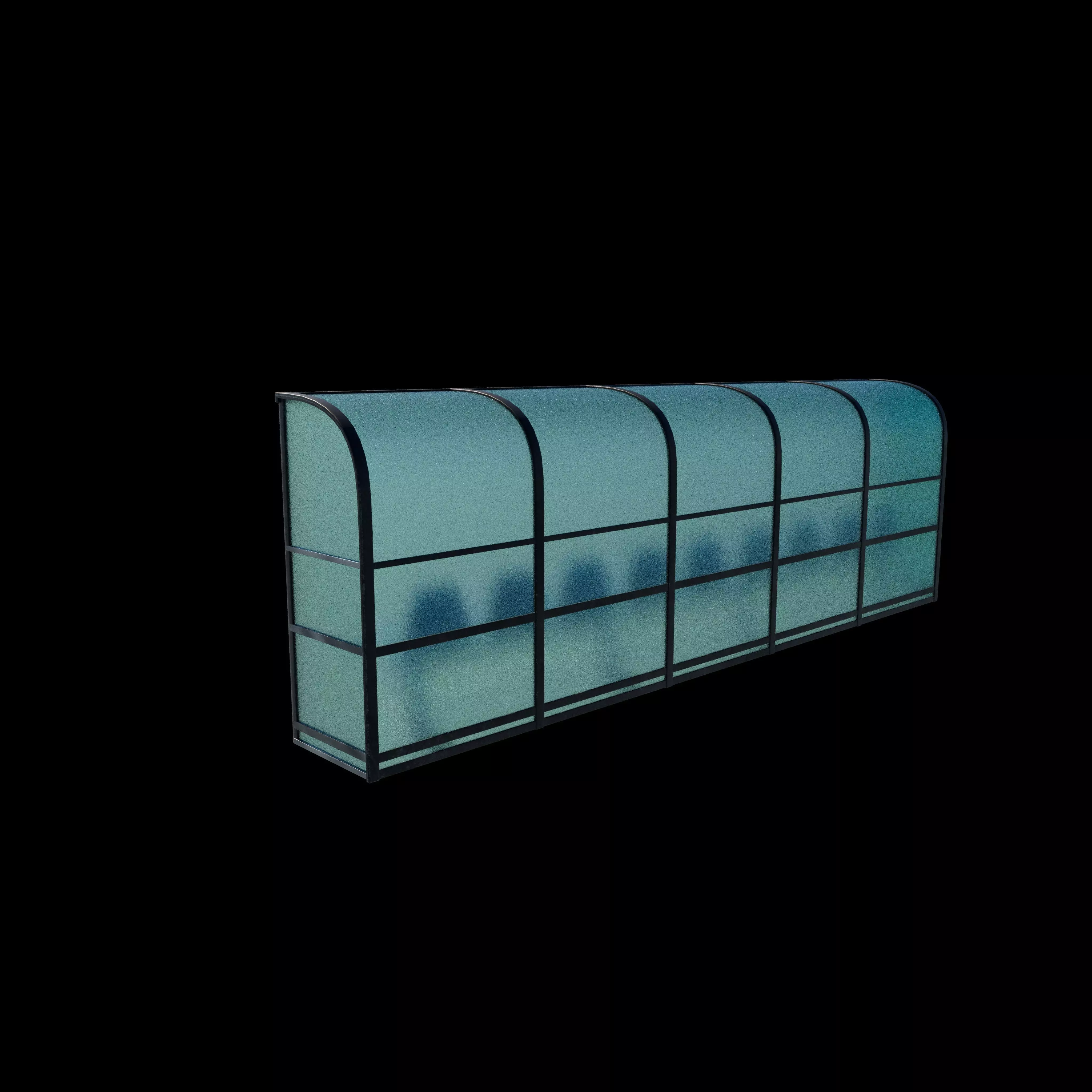 Soccer Bench 3D model_5