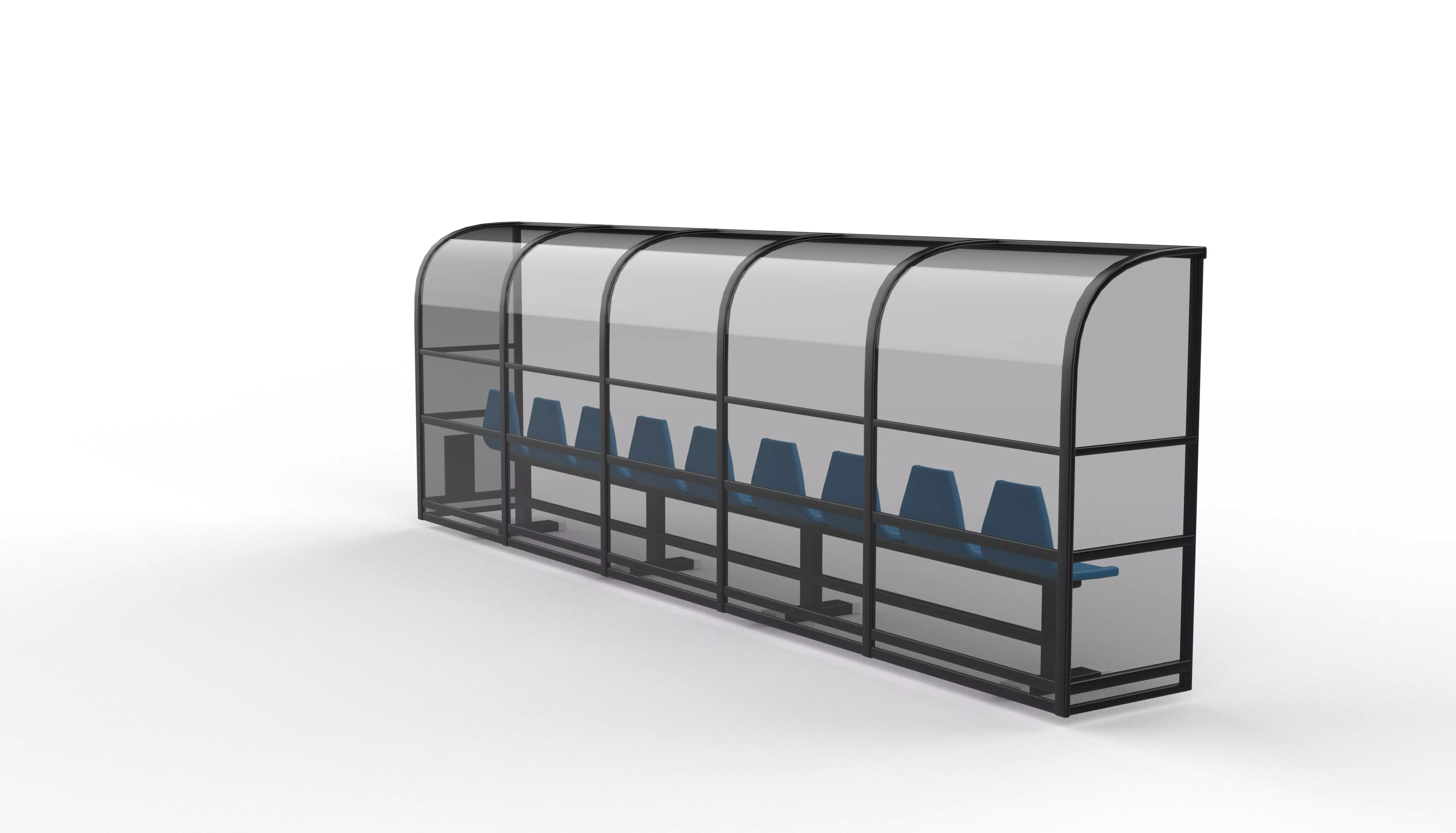 Soccer Bench 3D model_11