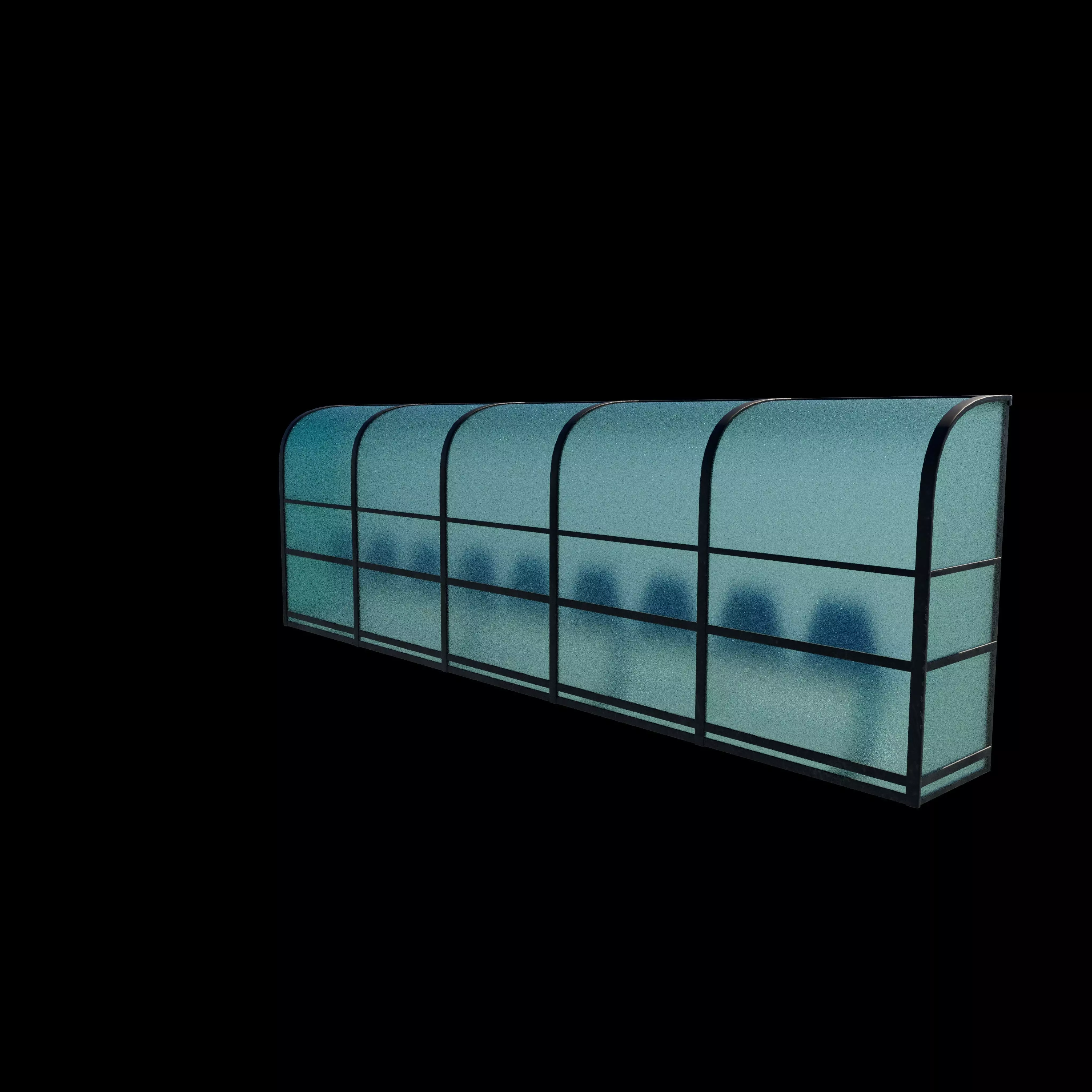 Soccer Bench 3D model_7