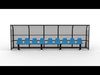 Soccer Bench 3D model_1