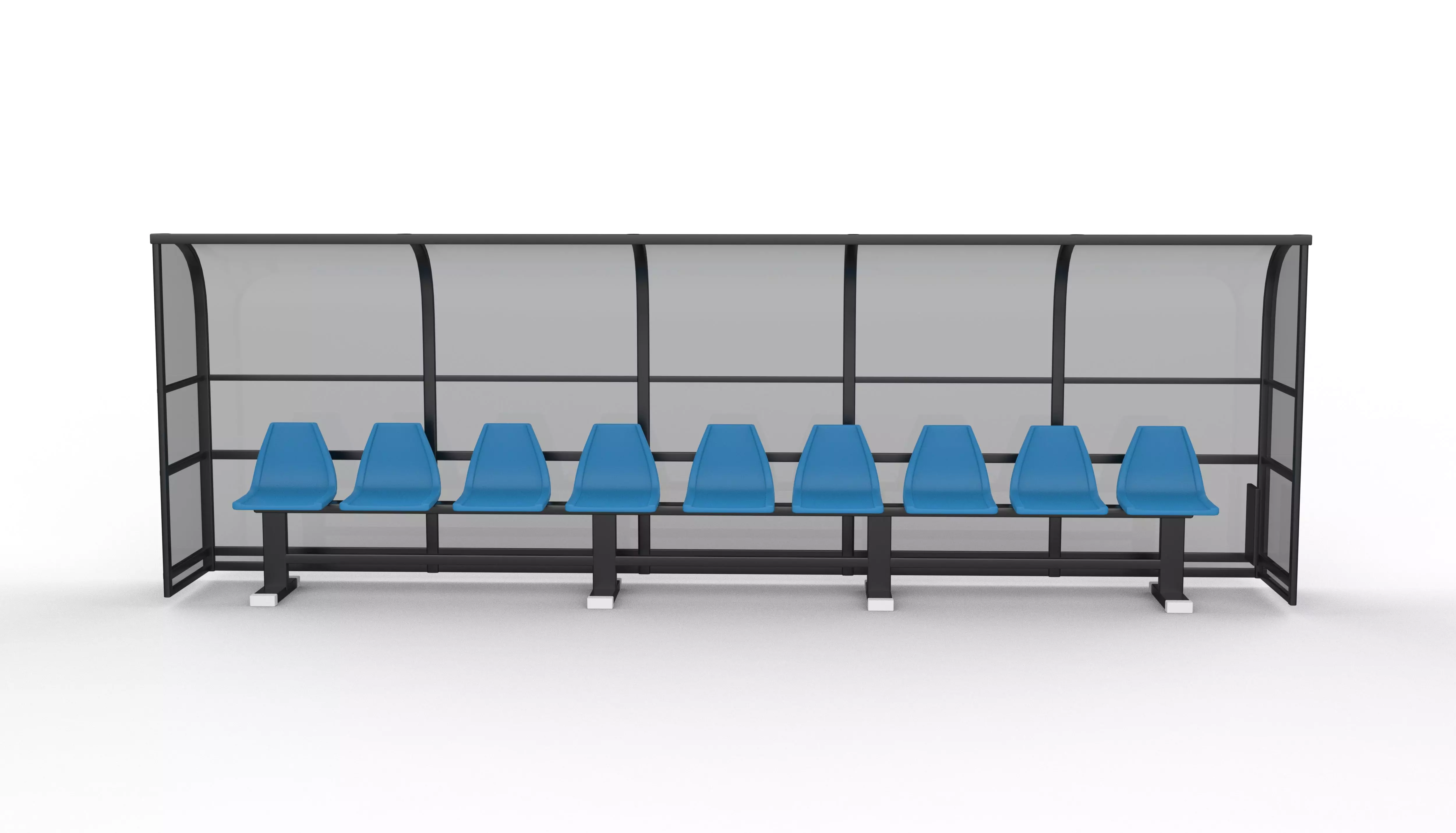 Soccer Bench 3D model_12