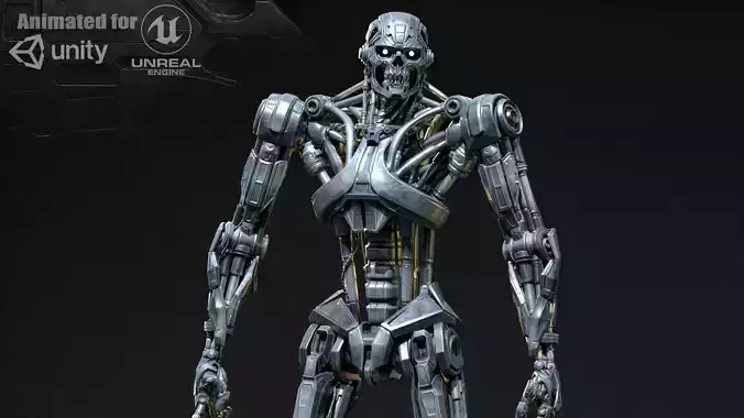 CyberKiller1 Low-poly 3D model