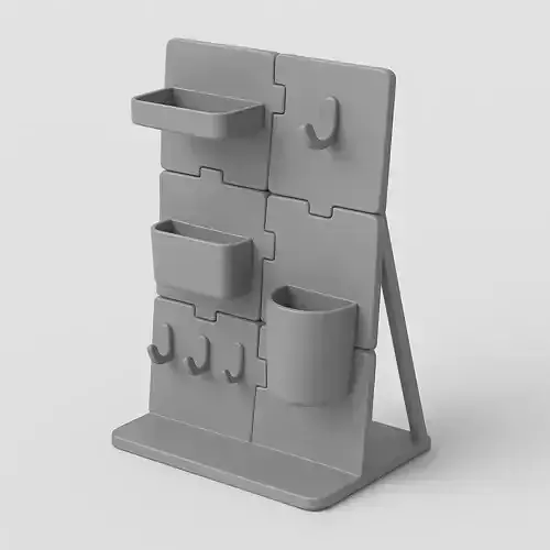 Floor-Standing Modular Organizer