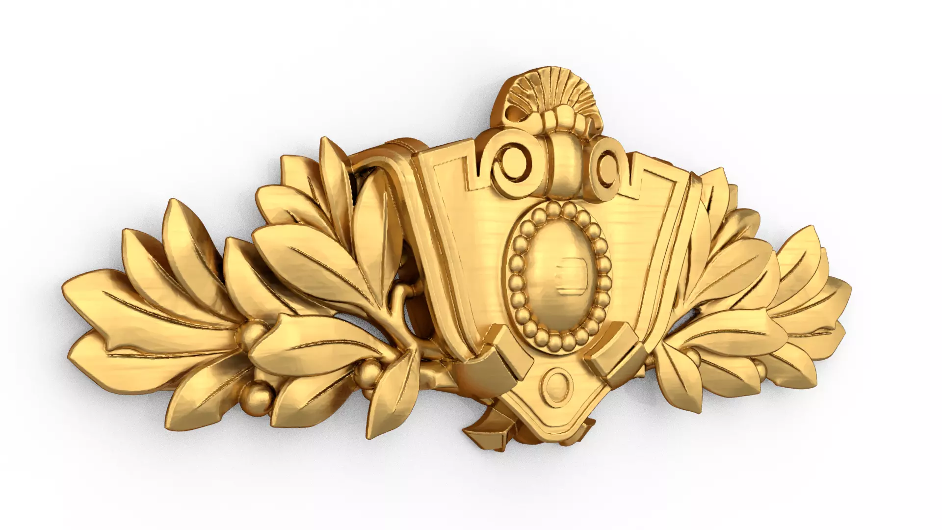 carved classic decorative ornament cnc 3d printing stl 25 3D print model_1