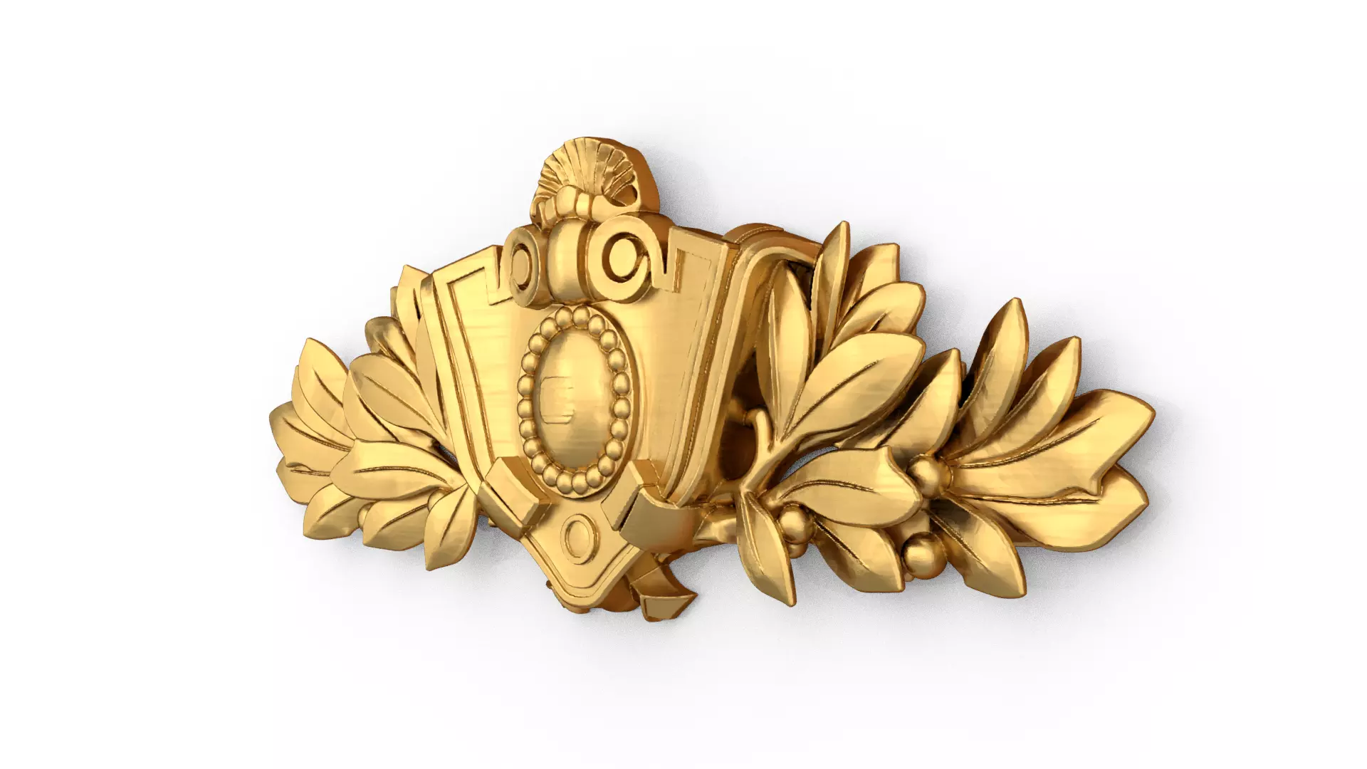 carved classic decorative ornament cnc 3d printing stl 25 3D print model_2