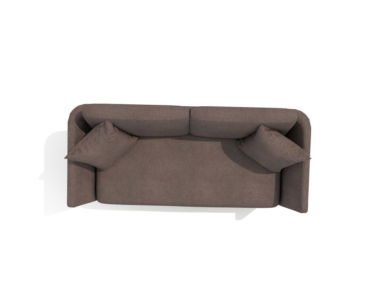 Double Sofa  Free 3D model_3