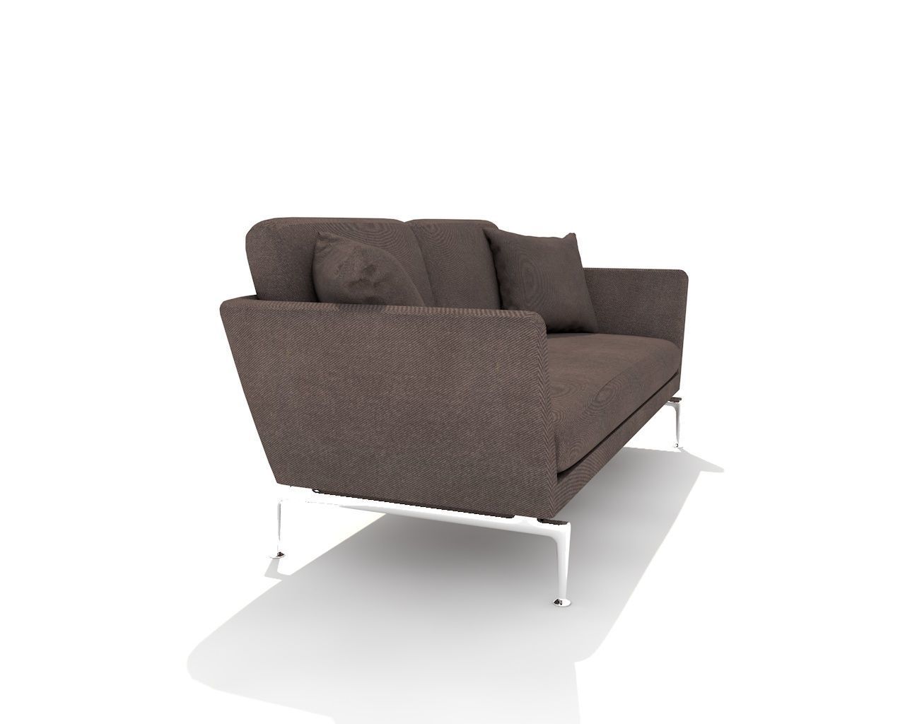 Double Sofa  Free 3D model_1