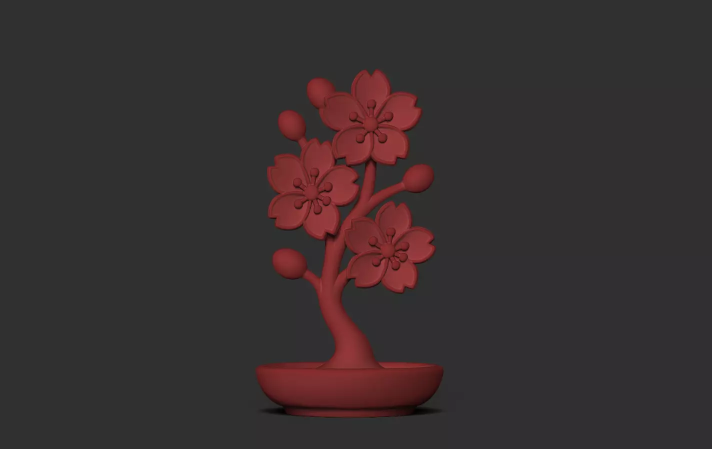 Cherry Blossoms 3D print model_16