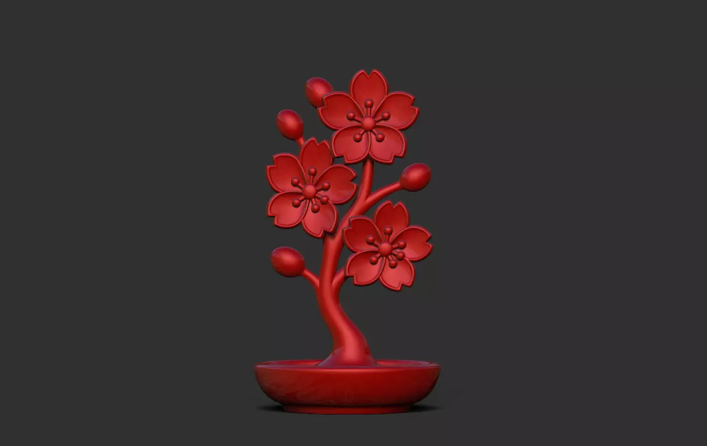 Cherry Blossoms 3D print model_15