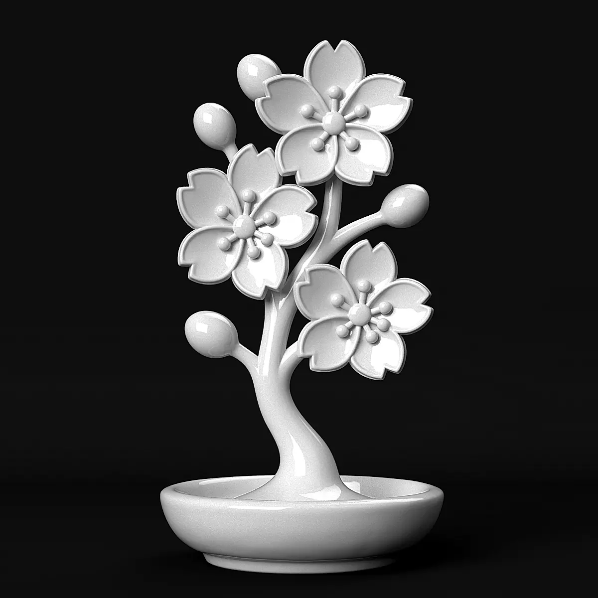 Cherry Blossoms 3D print model_0