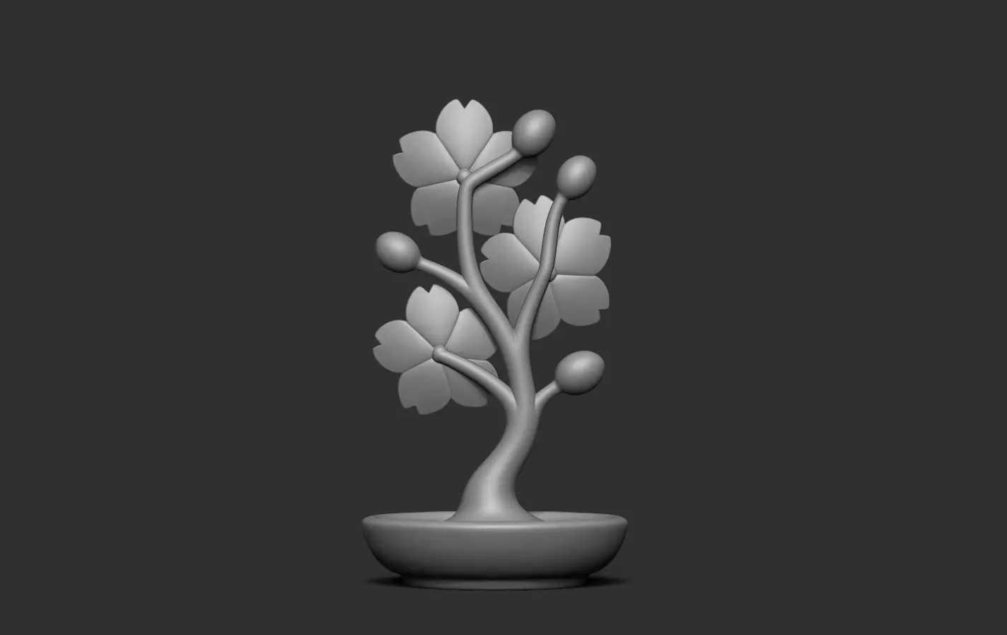 Cherry Blossoms 3D print model_13