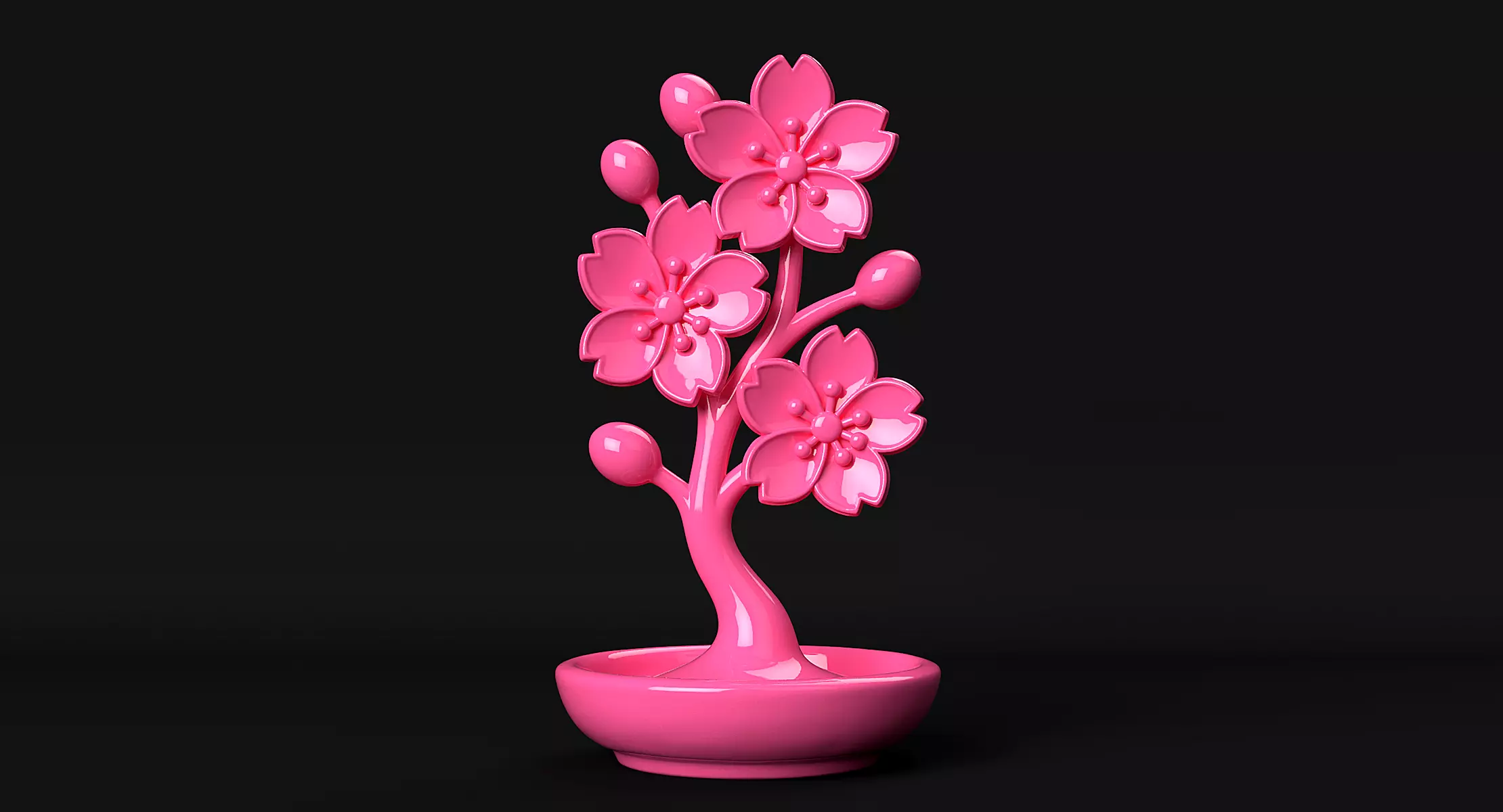 Cherry Blossoms 3D print model_10