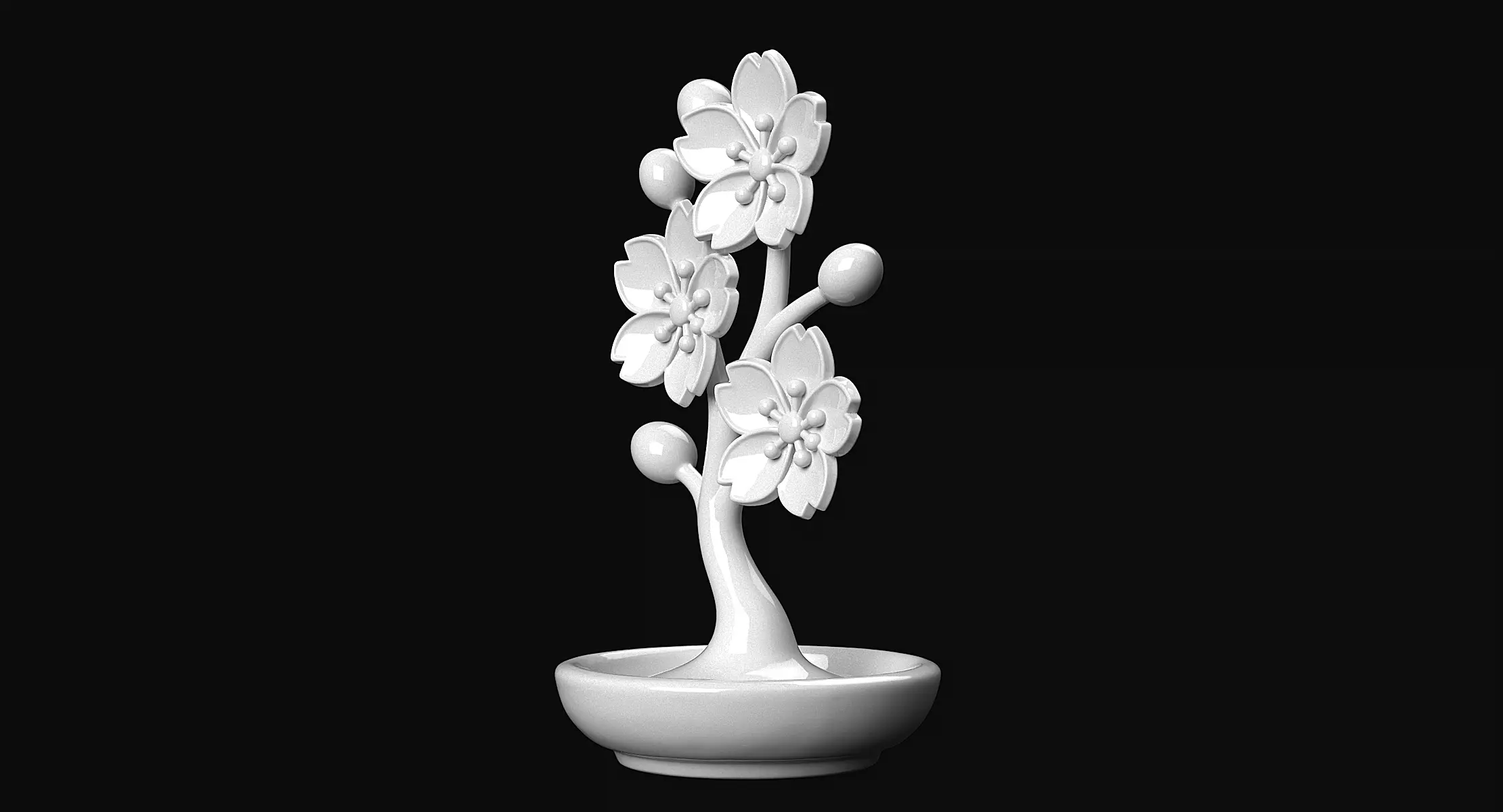Cherry Blossoms 3D print model_8