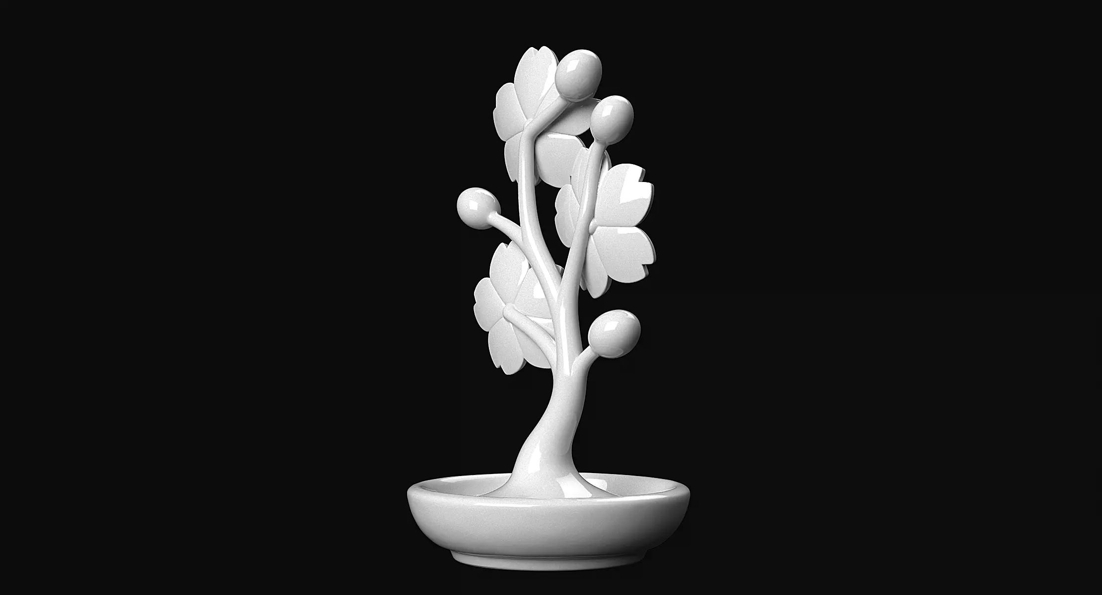 Cherry Blossoms 3D print model_4