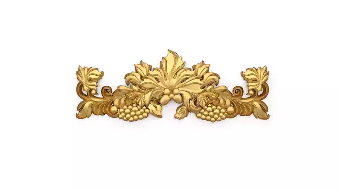 carved classic decorative ornament cnc 3d printing stl 26