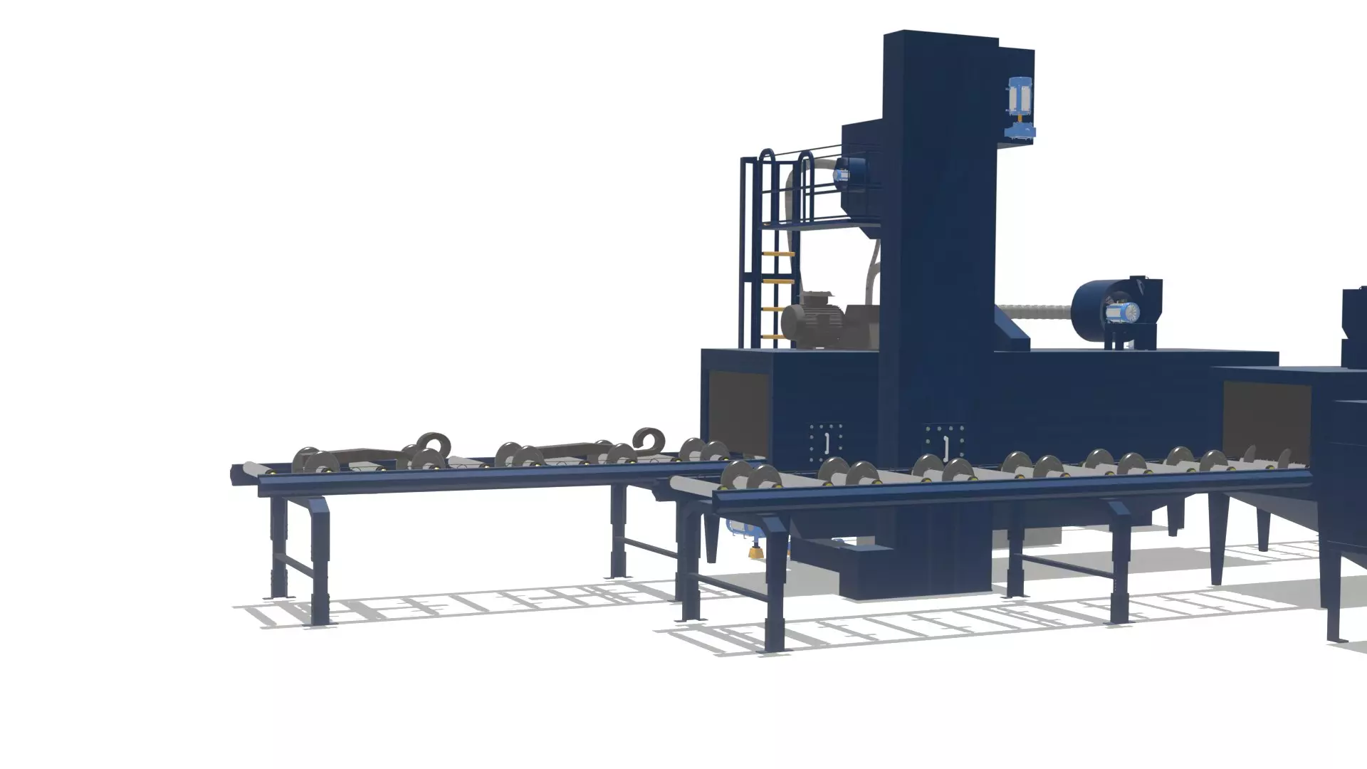 Industrial Shot Blasting Machine High-Detail 3D Model 3D model_5