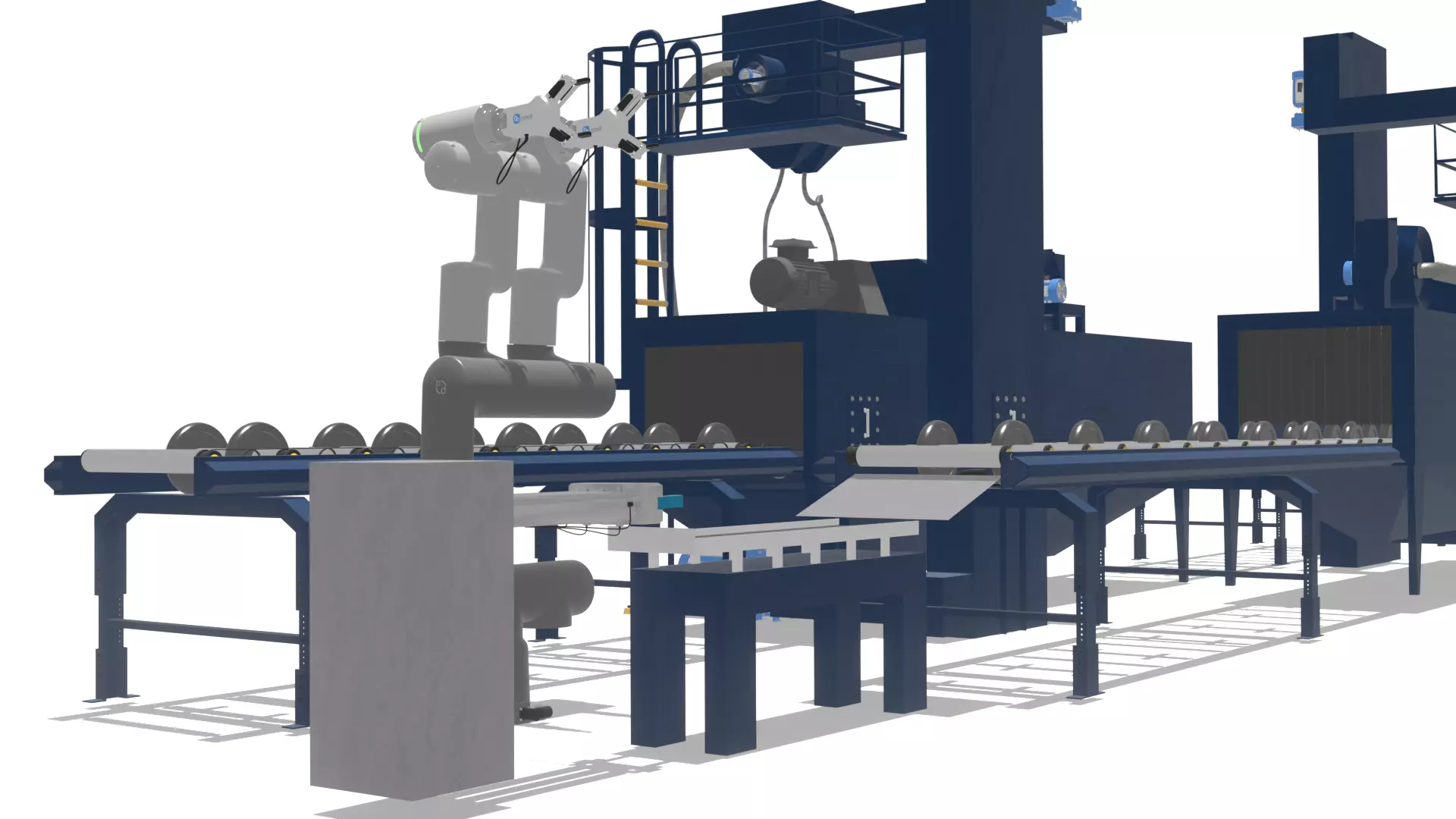 Industrial Shot Blasting Machine High-Detail 3D Model 3D model_3