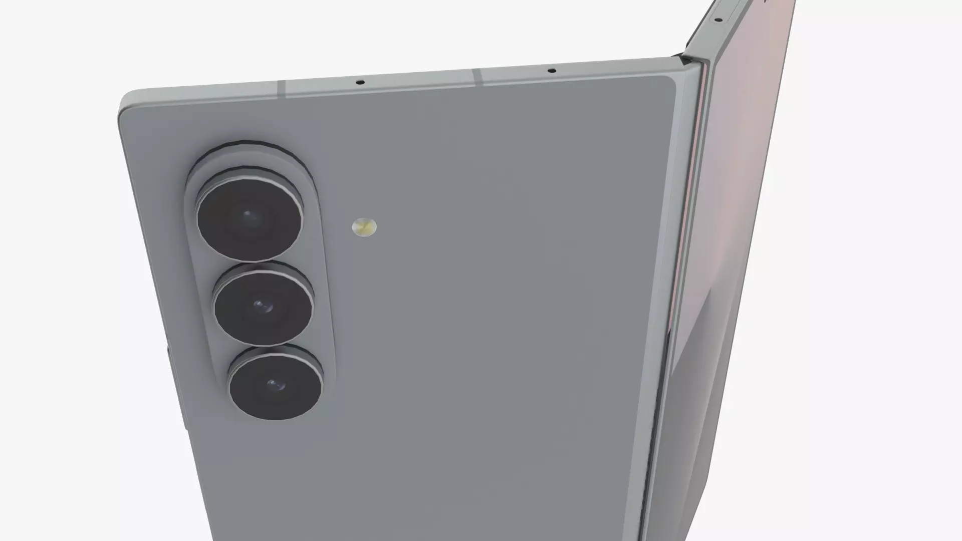 Samsung Galaxy Z Fold 7 Silver Shadow 3D model_7